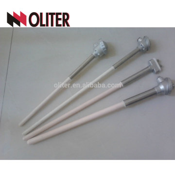 easy installation bend fixed operate k e type tube skin screw thermocouple with explosion-proof head